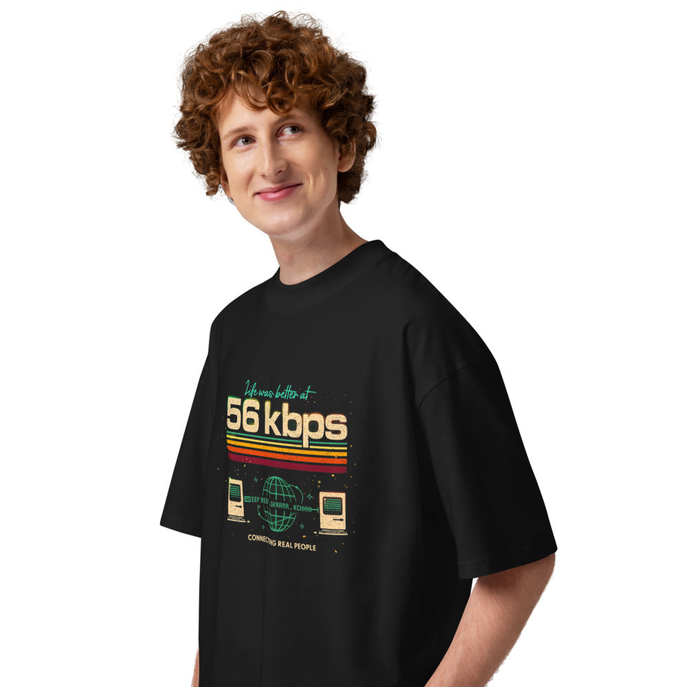Oversize Life Was Better At 56 Kbps - Modelo masculino lateral