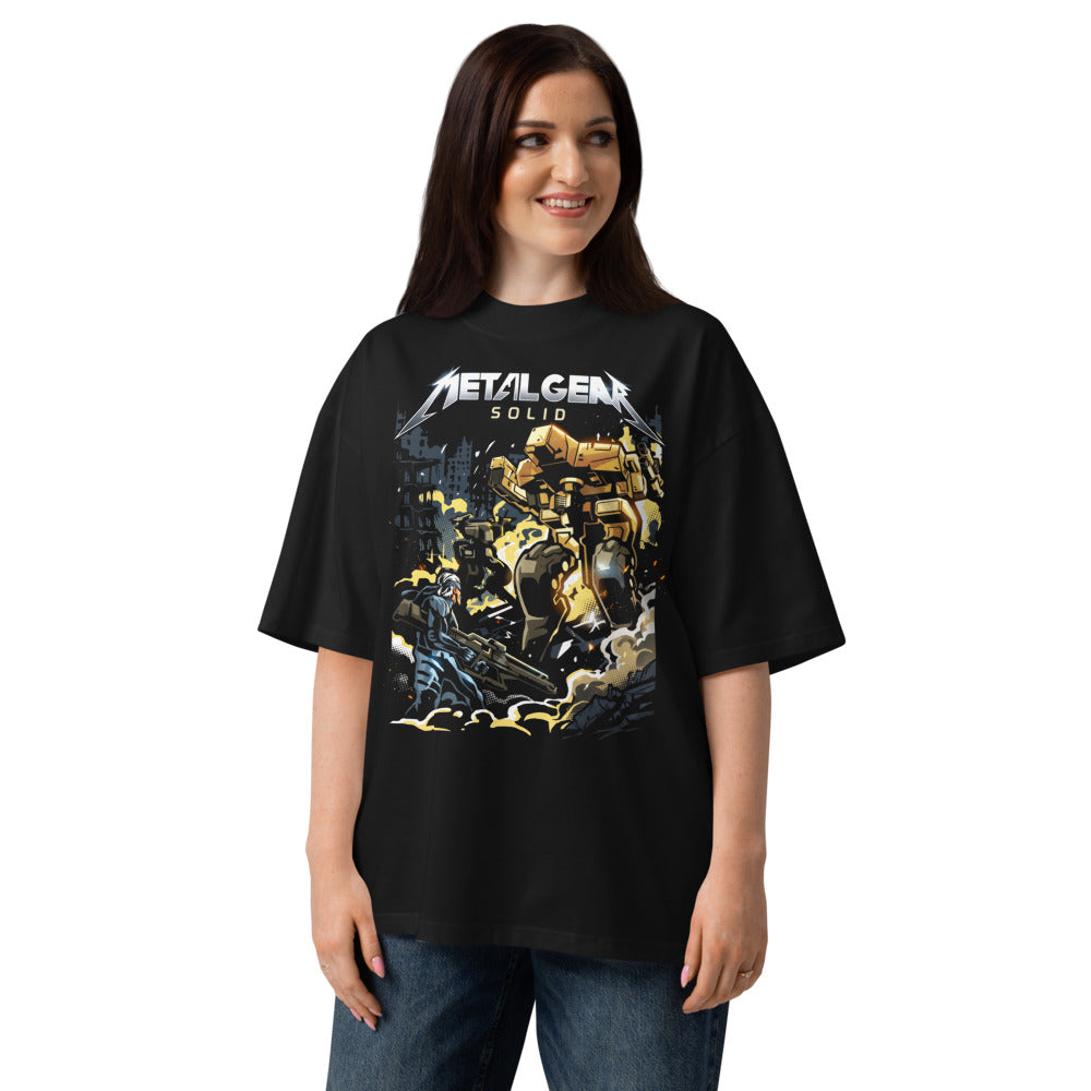 Oversize Metal Gear Solid Snake Heavy Metal - Modelo femenina
