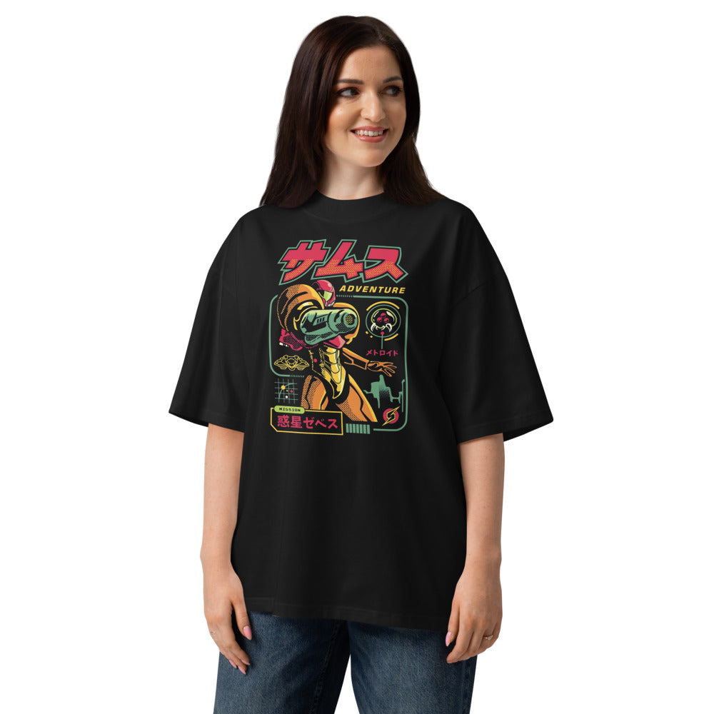 Oversize Metroid Adventure Nintendo - Modelo femenina