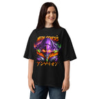 Oversize Neon Genesis Evangelion Eva 01 Fire - Modelo femenina
