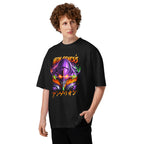 Oversize Neon Genesis Evangelion Eva 01 Fire - Modelo masculino