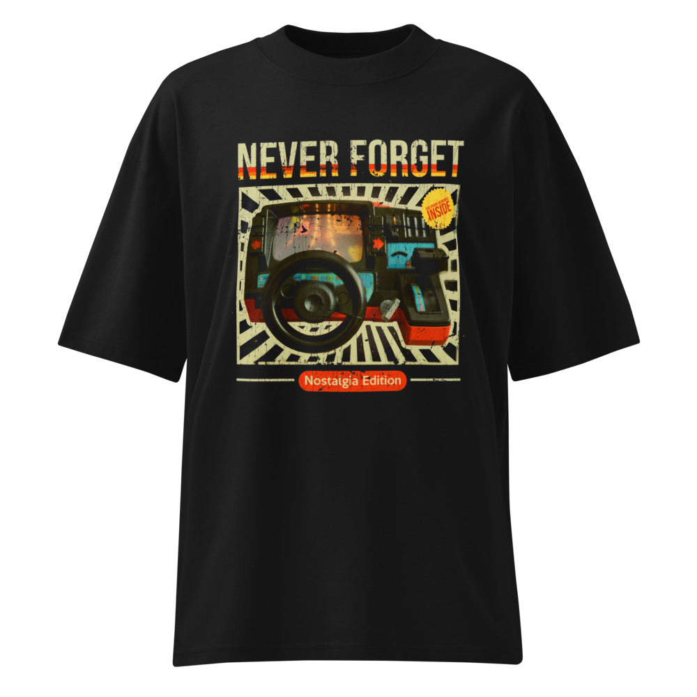 Oversize Never Forget Nostalgia Edition - Frente fantasma