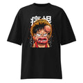 Oversize One Piece Luffy Crying Swollen Lips Kanji - Frente fantasma