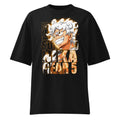 Oversize One Piece Luffy Gear 5 Nika Gold Typography - Frente fantasma