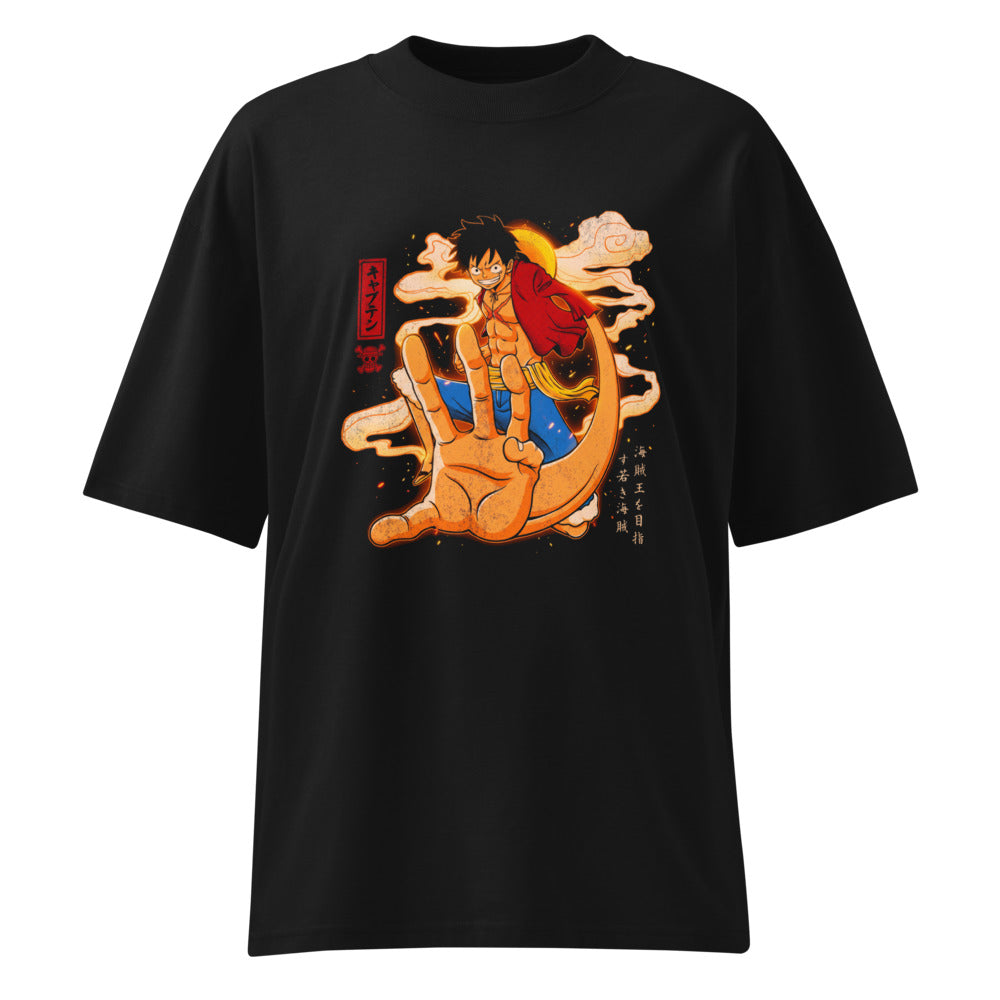 Oversize One Piece Luffy Giant Hand Captain Clouds - Frente fantasma