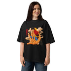 Oversize One Piece Luffy Giant Hand Captain Clouds - Modelo femenina