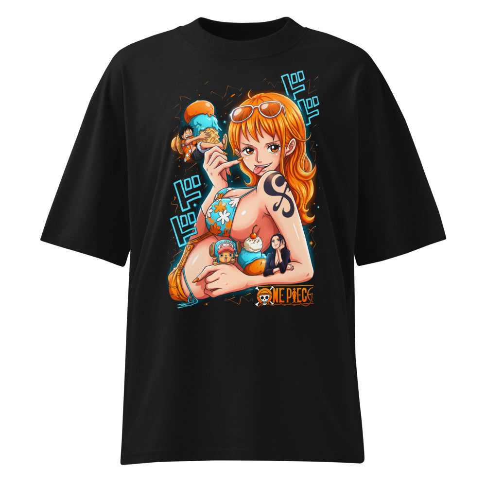 Oversize One Piece Nami Ice Cream Summer - Frente fantasma