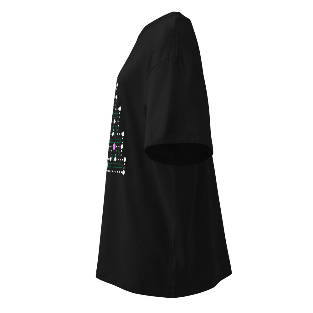 Oversize Pixelated Holidays - Lateral fantasma