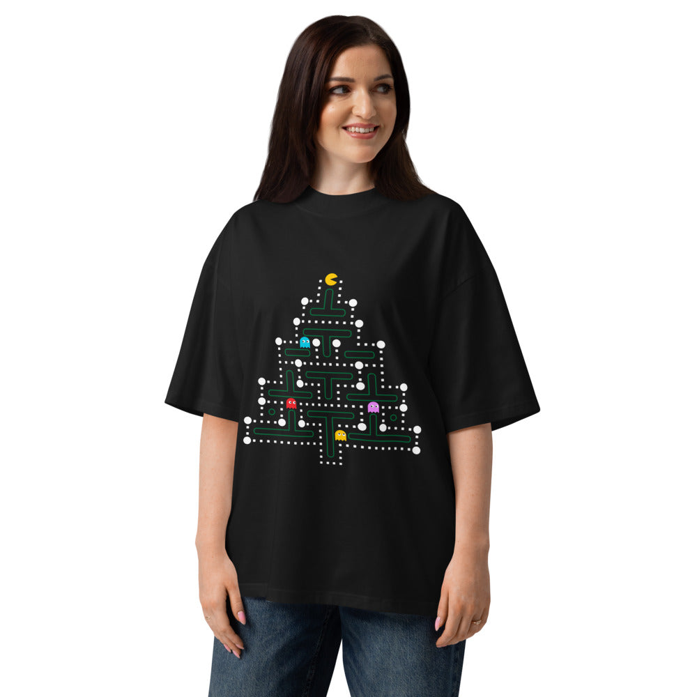 Oversize Pixelated Holidays - Modelo femenina