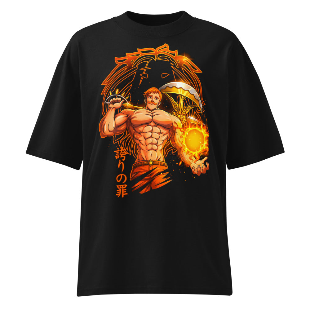 Oversize Seven Deadly Sins Escanor Sin Of Pride - Frente fantasma