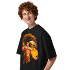 Oversize Seven Deadly Sins Escanor Sin Of Pride - Modelo masculino lateral