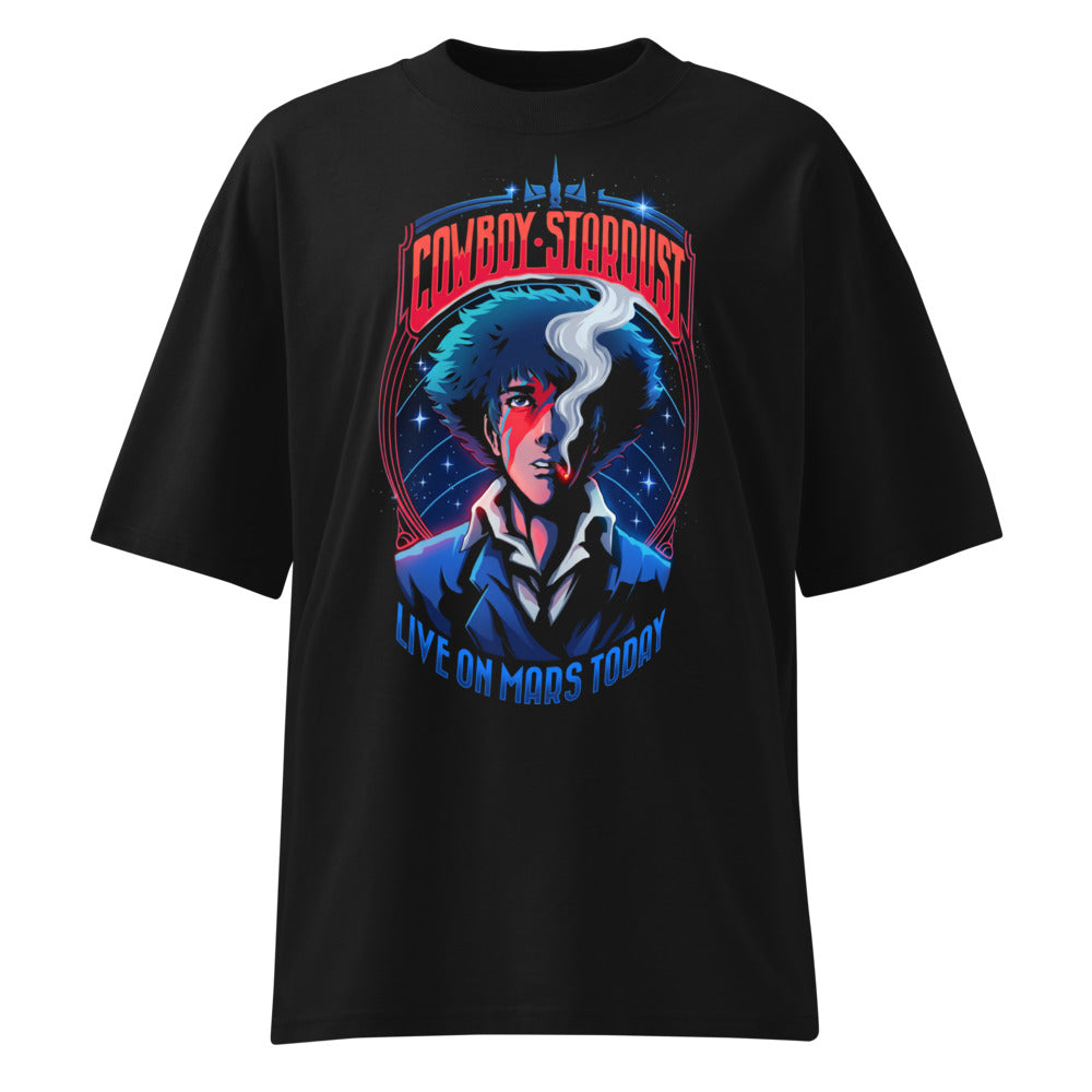 Oversize Spike Spiegel Cowboy Stardust Live On Mars Today - Frente fantasma