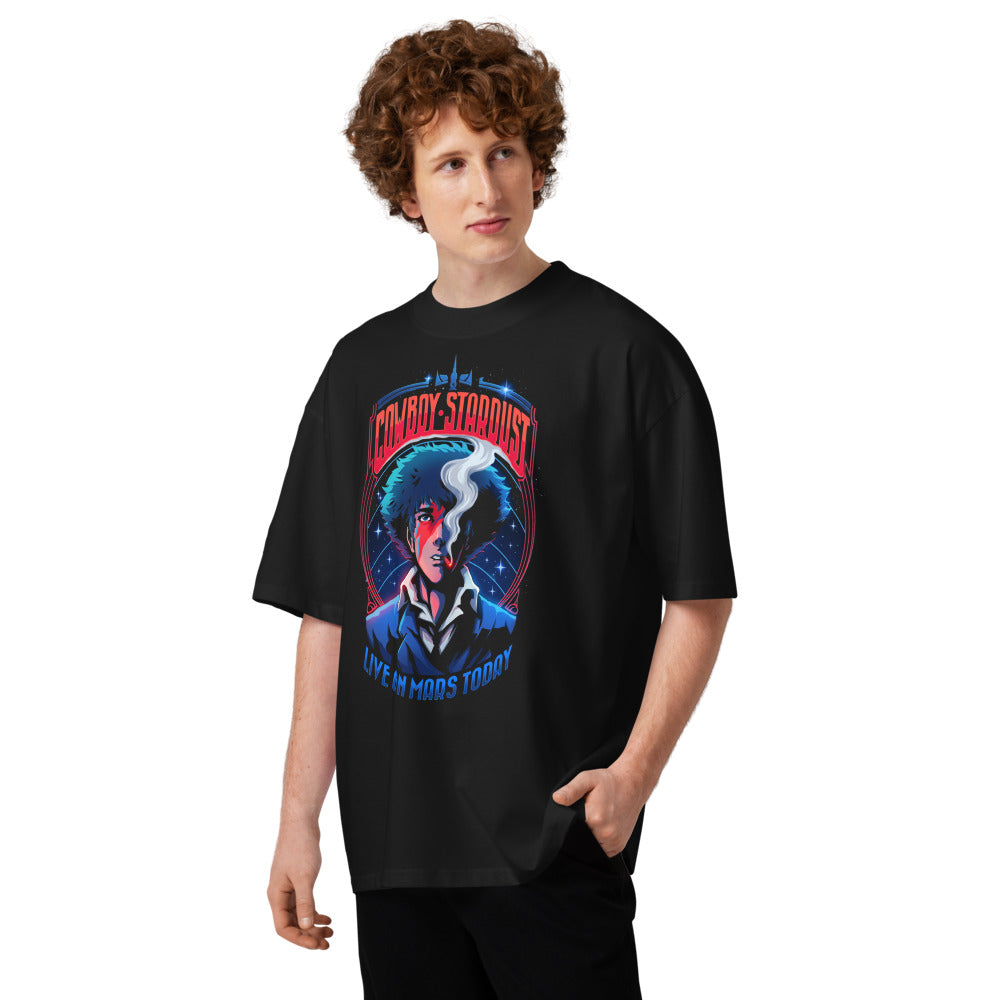 Oversize Spike Spiegel Cowboy Stardust Live On Mars Today - Modelo masculino