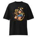 Oversize Street Fighter Chun Li Golden Spiked Bracelets - Frente fantasma