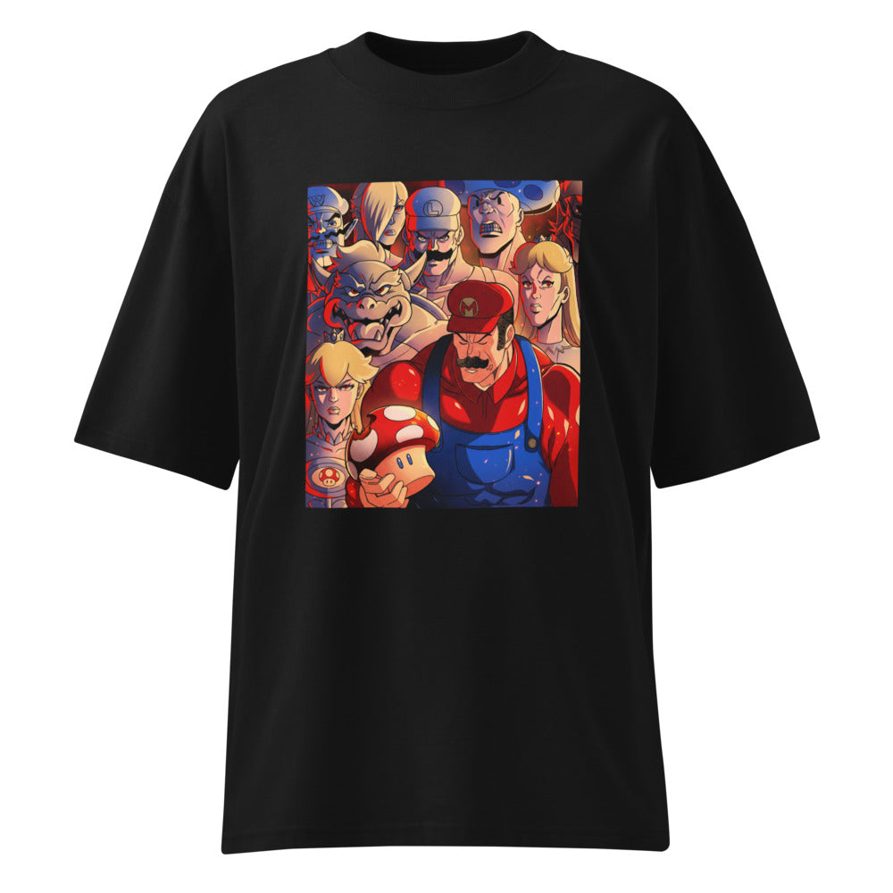 Oversize Super Mario Gritty Cast Red Mushroom - Frente fantasma