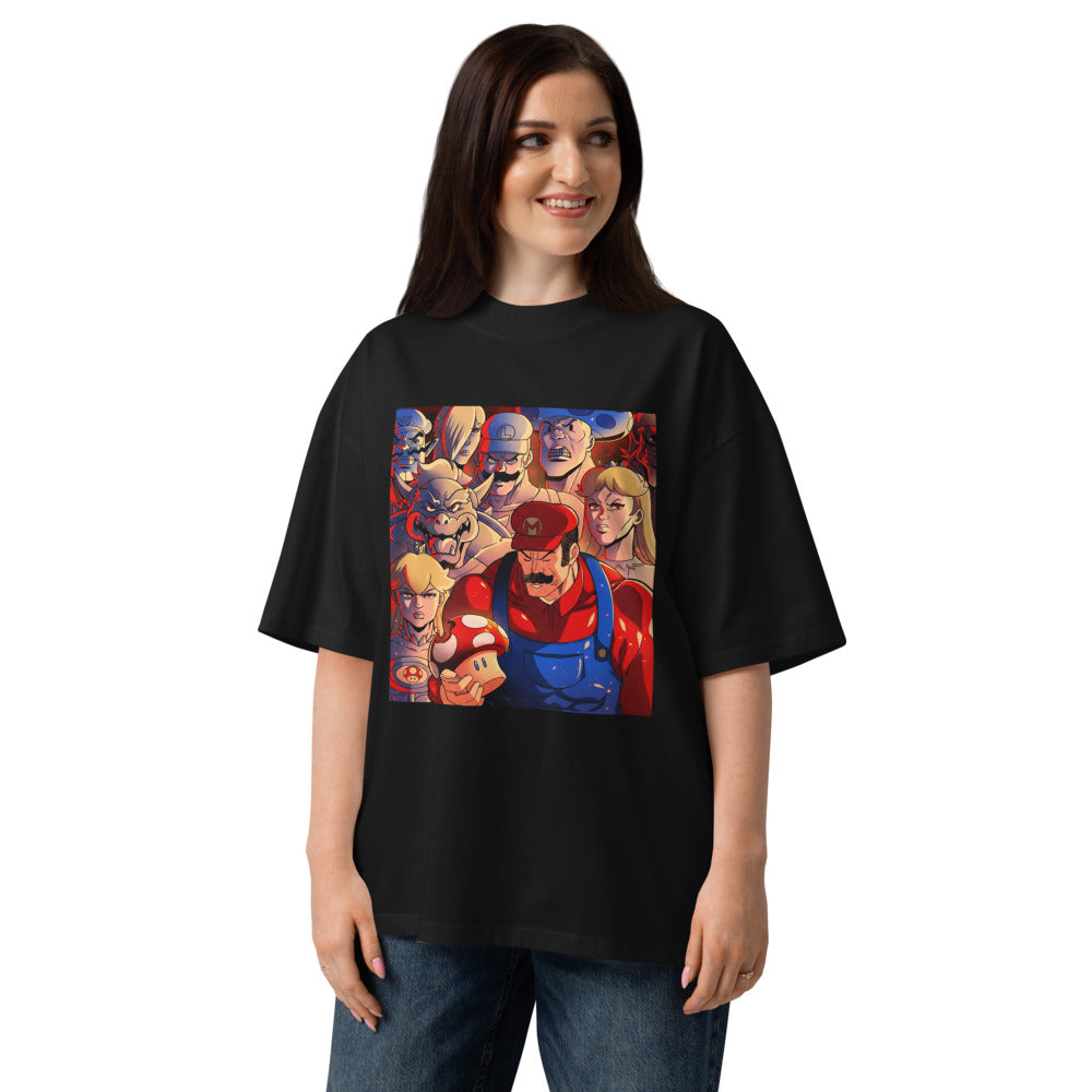 Oversize Super Mario Gritty Cast Red Mushroom - Modelo femenina