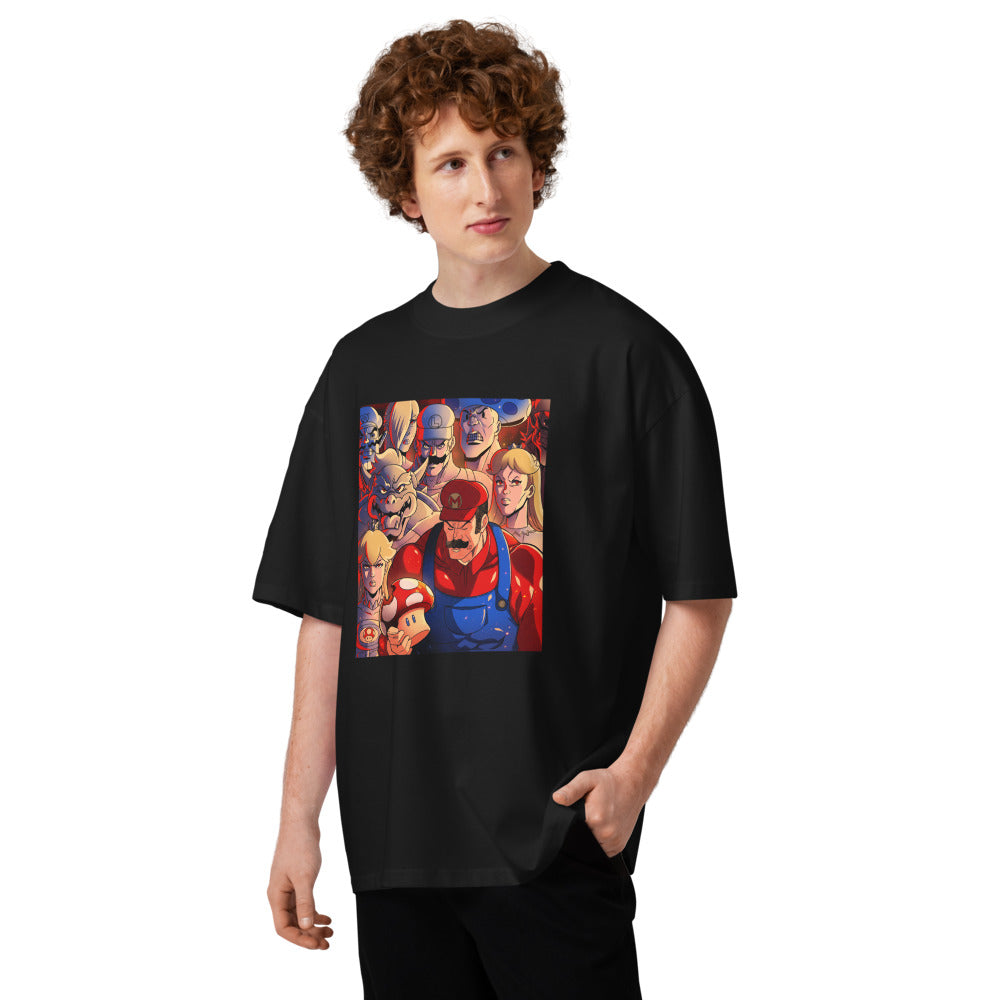 Oversize Super Mario Gritty Cast Red Mushroom - Modelo masculino