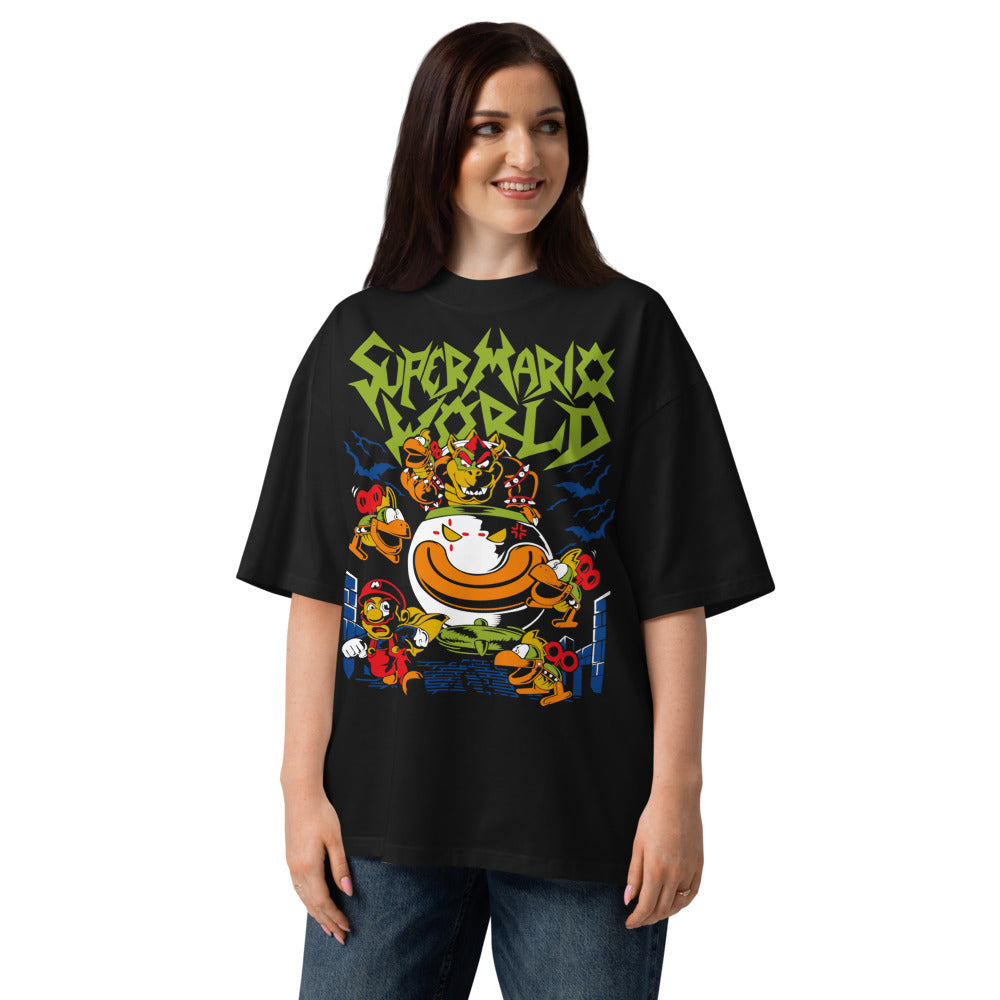 Oversize Super Mario World Mario Bros - Modelo femenina