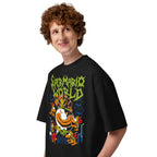 Oversize Super Mario World Mario Bros - Modelo masculino lateral