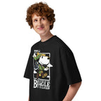 Oversize The legend of the Beagle Snoopy - Modelo masculino lateral
