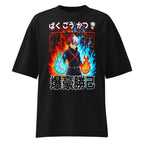 Oversize Todoroki Fire And Ice My Hero Academia - Frente fantasma