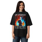 Oversize Todoroki Fire And Ice My Hero Academia - Modelo femenina