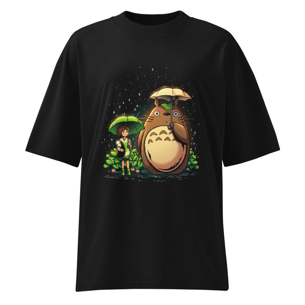 Oversize Totoro Chihiro No Face Rain Umbrellas - Frente fantasma