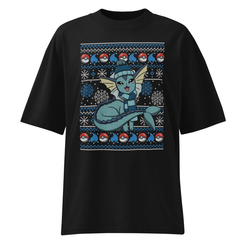 Oversize Vaporeon Navideño - Frente fantasma