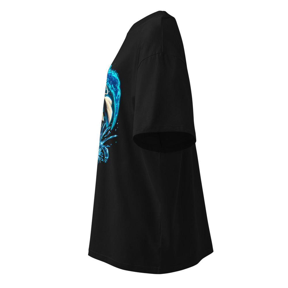 Oversize Water Wizard Blue Dragon Splash - Lateral fantasma