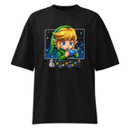 Oversize Zelda Link Chibi Ocarina Melody - Frente fantasma