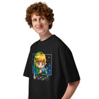 Oversize Zelda Link Chibi Ocarina Melody - Modelo masculino lateral