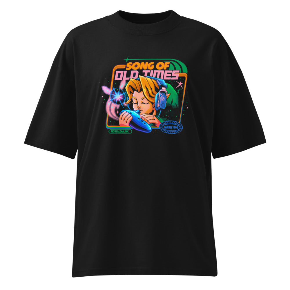 Oversize Zelda Link Song Of Old Times - Frente fantasma