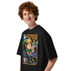 Oversize Zelda Link The Cartridge Of Time - Modelo masculino lateral