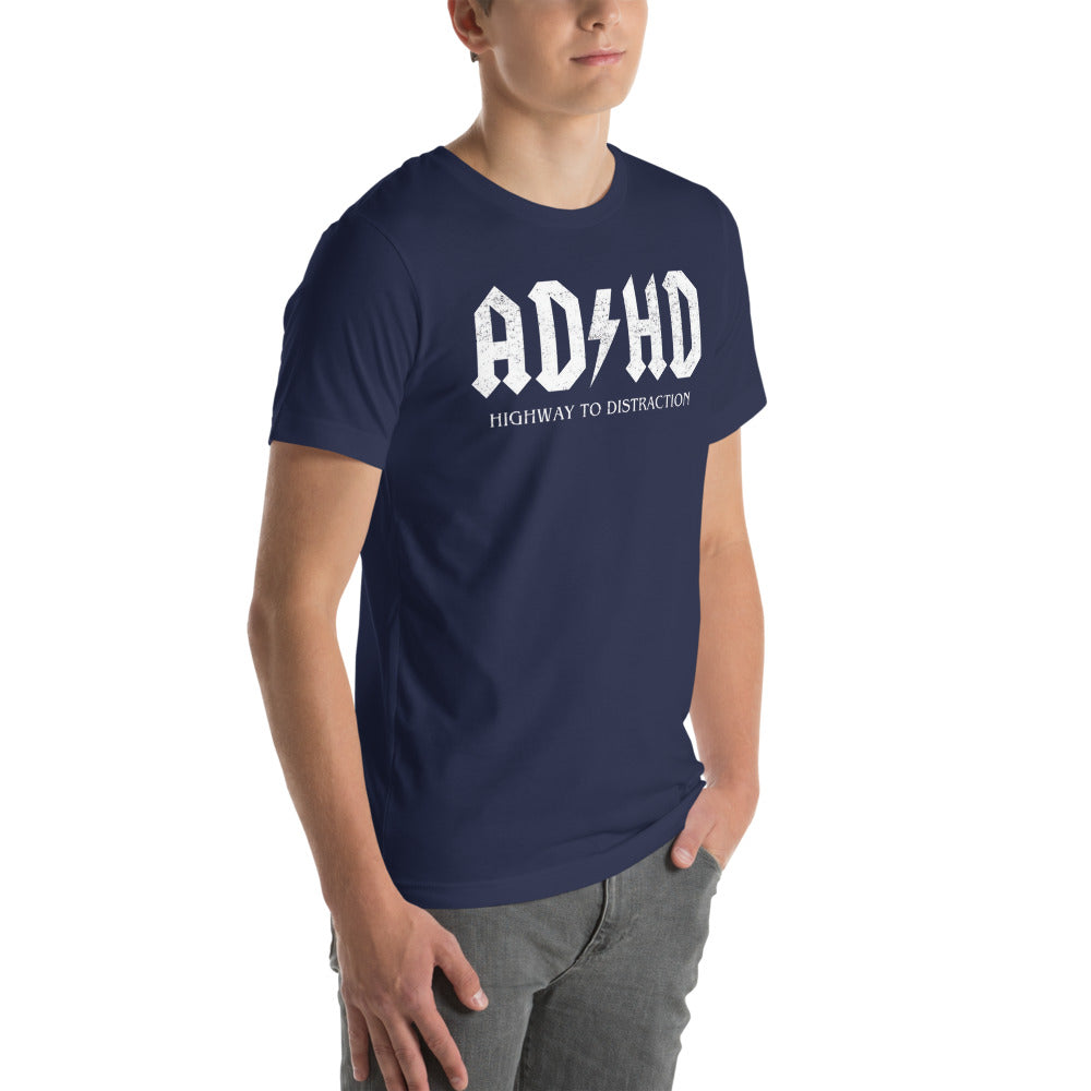 Playera AD / HD - Modelo masculino lateral
