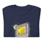 Playera Game Boy Under Construction Tower Cranes - Doblado