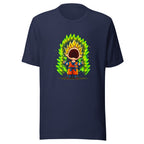 Playera Goku Super Saiyan Peanuts Scream Green Aura - Frente grande