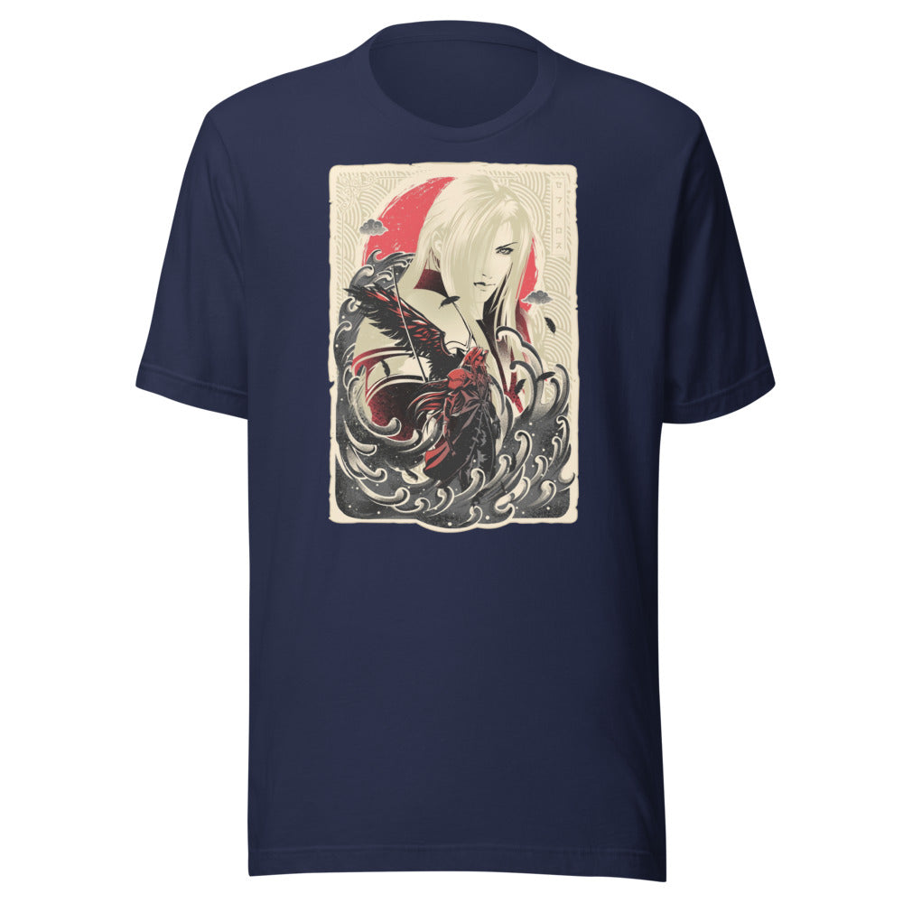 Playera Great Wave Sephiroth Final Fantasy - Frente grande