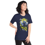 Playera Zelda Link Mountain Japanese The Legend Of Zelda - Modelo femenina
