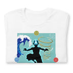 Playera Avatar Aang Four Elements Silhouette - Doblado