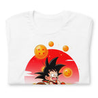 Playera Dragon Ball Kid Goku Flying Nimbus - Doblado
