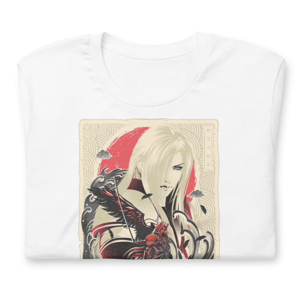 Playera Great Wave Sephiroth Final Fantasy - Doblado
