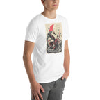 Playera Great Wave Sephiroth Final Fantasy - Modelo masculino lateral