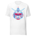 Playera Gundam Red Blue Double Exposure - Frente grande