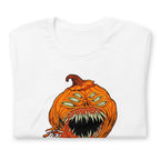 Playera Halloween Pumpkin Monster Four Eyes - Doblado