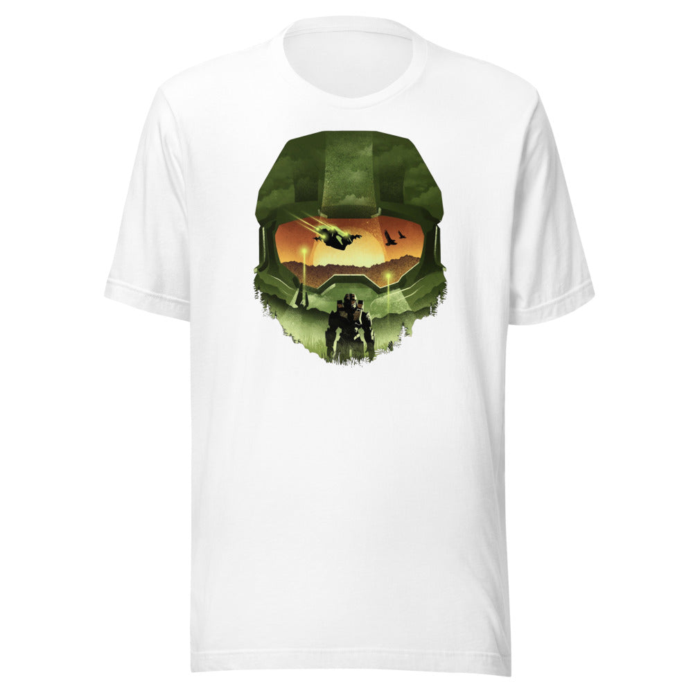 Playera Halo Infinite Microsoft Blanco | Algoritmo