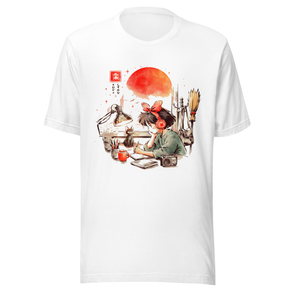 Playera Kiki Quiet Melody Lofi Headphones Jiji - Frente grande