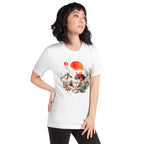 Playera Kiki Quiet Melody Lofi Headphones Jiji - Modelo femenina