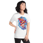 Playera One Piece Nami Vivi Water Splash - Modelo femenina