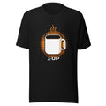 Playera 1 Up Pixel Coffee Mug Amber Glow - Frente grande
