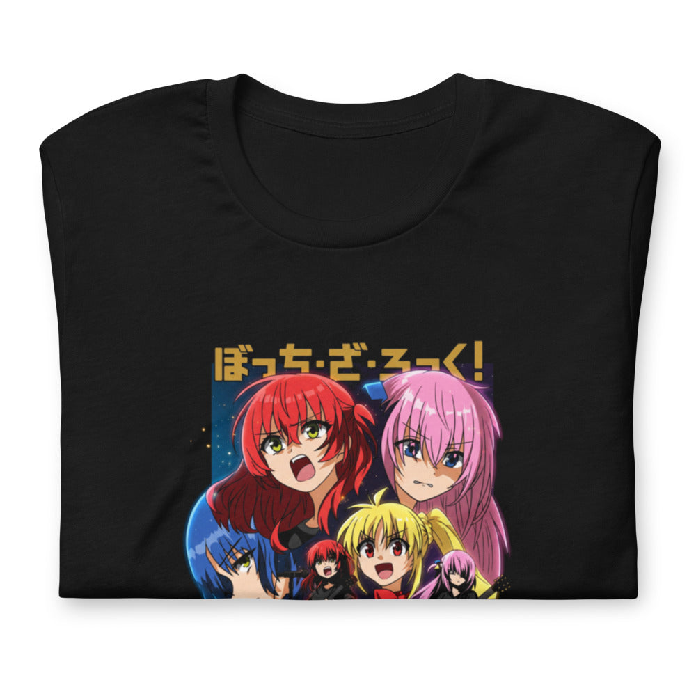 Playera Bocchi The Rock Kessoku Band Starry Stage - Doblado